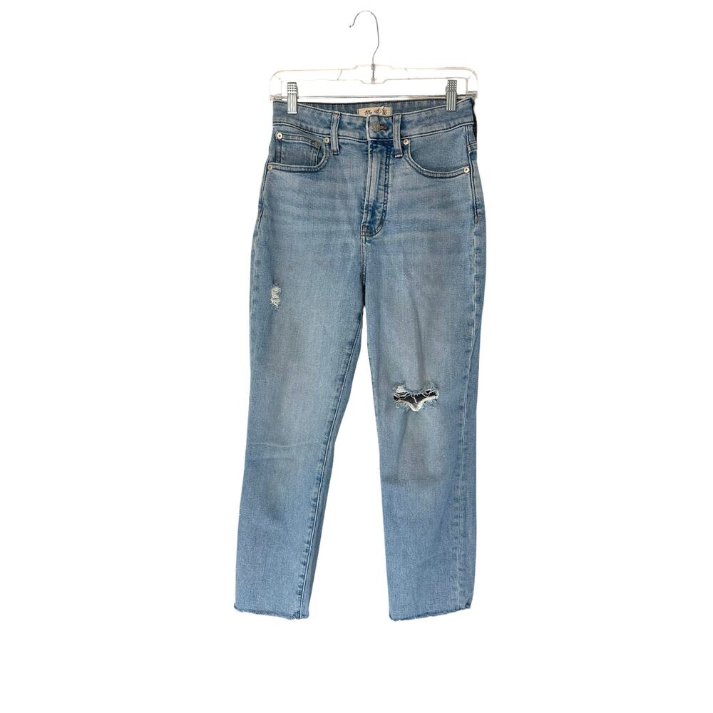 Madewell Light Wash Coffey Wash The Petite‎ Curvy Perfect Vintage Jean Size 25P